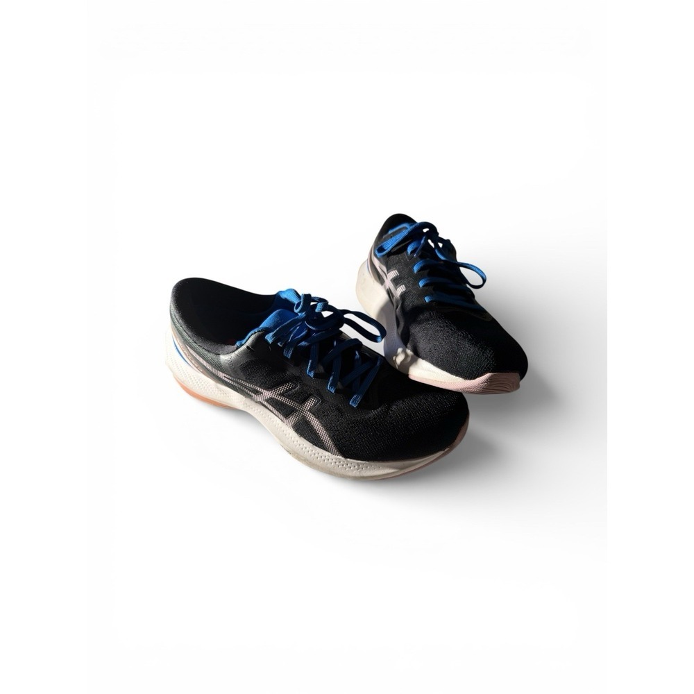 Asics Gel-Pulse 13 Running Shoes Womens 8 Black Electric Blue 1012B035 Sneaker